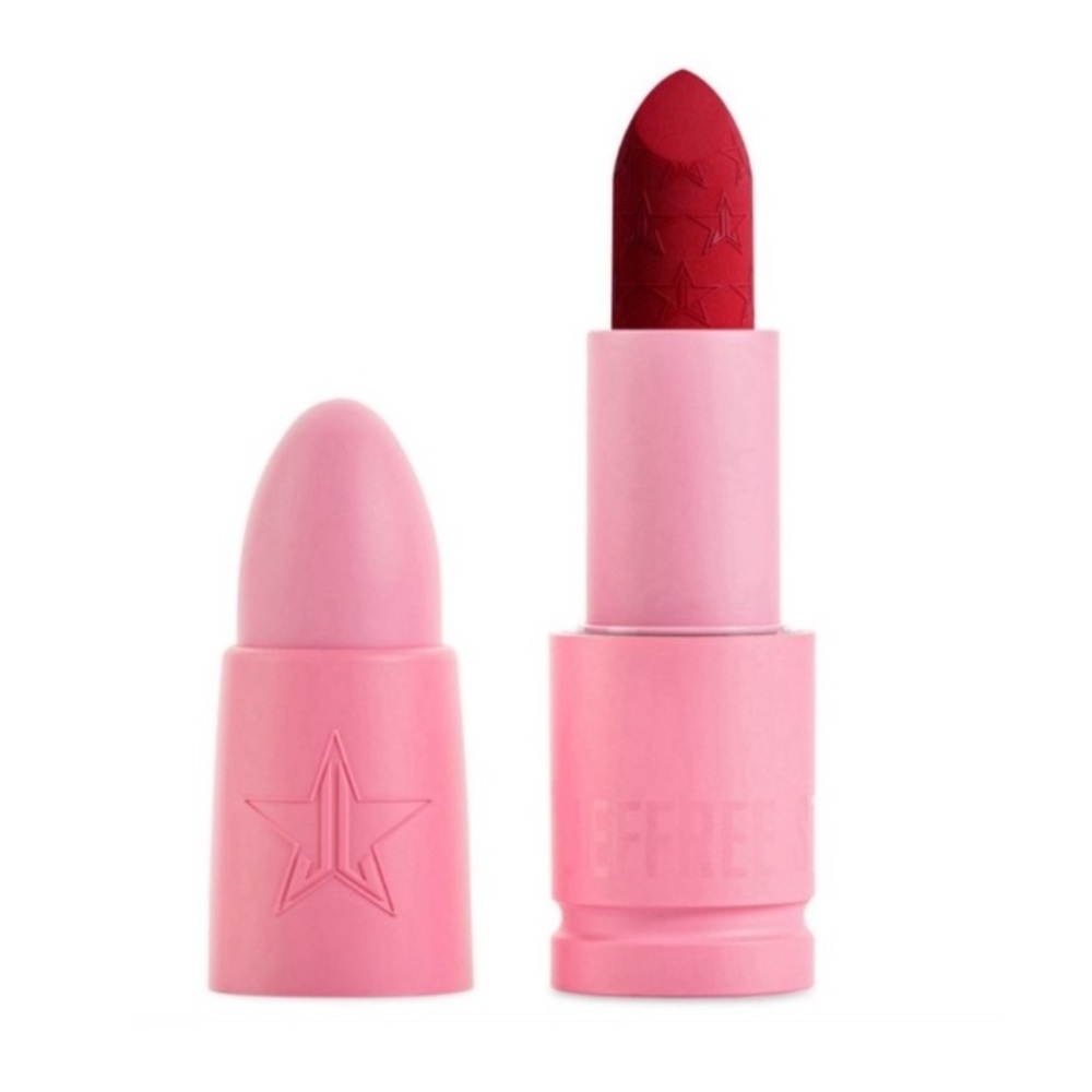 Jeffrey Star Velvet Trap Lipstick in Shade Redrum